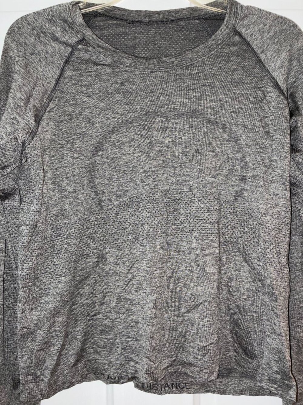 Lululemon Swiftly Tech Gray Long Sleeve Running Top